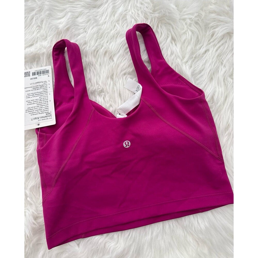 Lululemon Align Tank Top Raspberry Rave Size 6 - Picture 5 of 7
